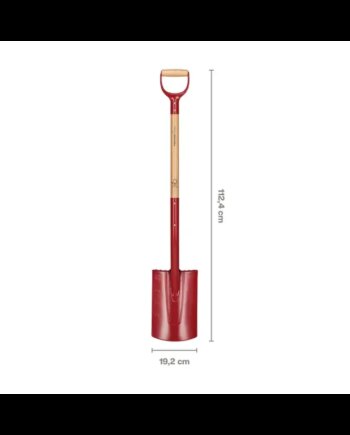 Fiskars Spade  Afrundet Classic   Skaft   19 5x8x122cm