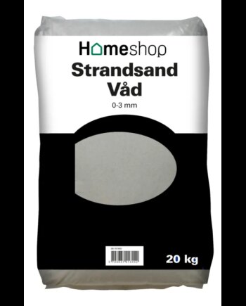 Homeshop Sand Strandsand Våd  -  Mm         20kg
