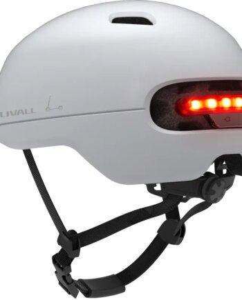 Livall C20 Hjelm   White Medium 54-58 Cm