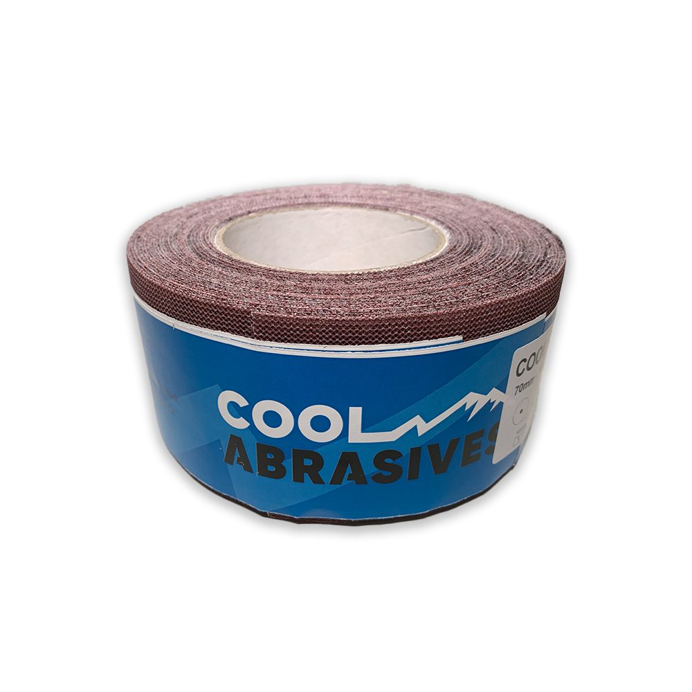 70mmx10m Sandpapir På Rulle Cool Net Korn P80