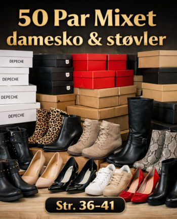 50 Par Sneakers Støvler Fra Vores Sortiment