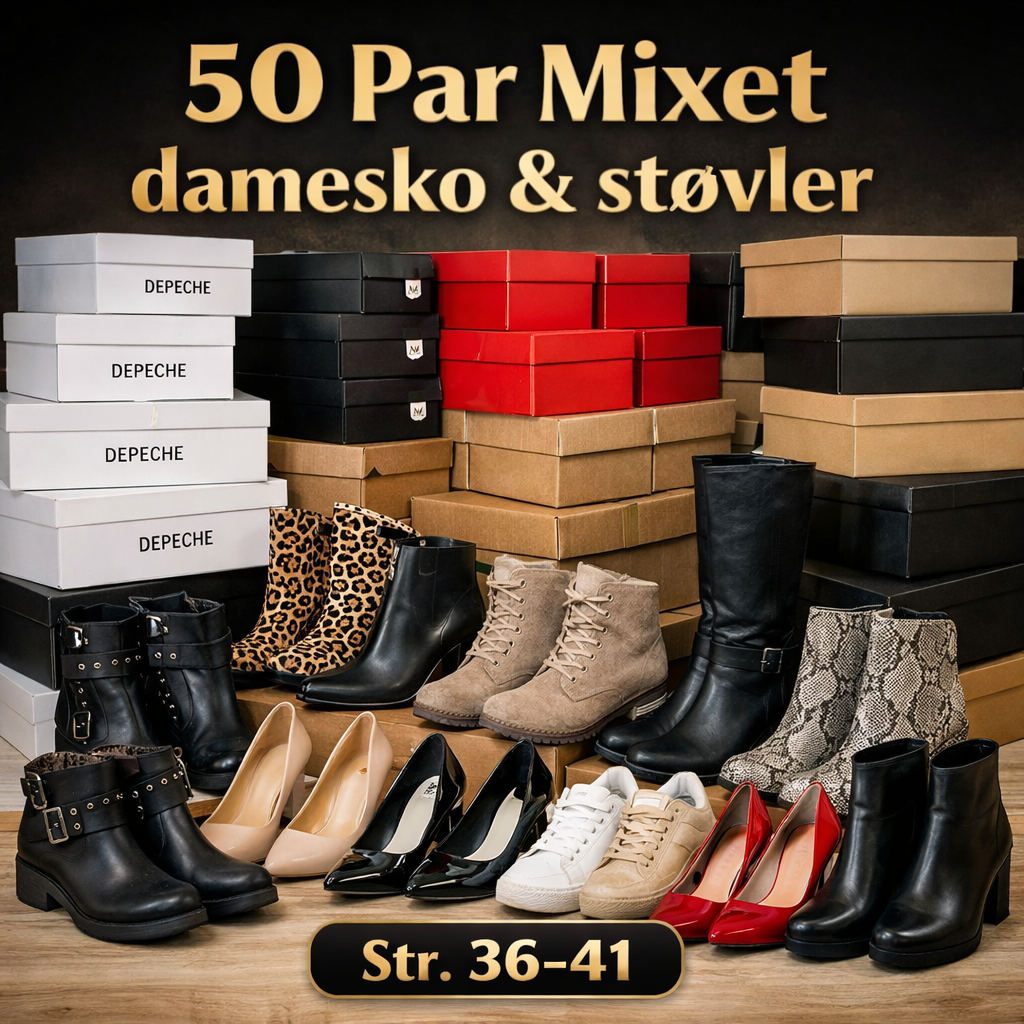 50 Par Sneakers Støvler Fra Vores Sortiment
