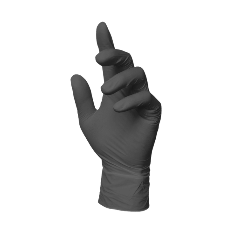 100 Stk  Nitril Engangshandsker Norse Sort