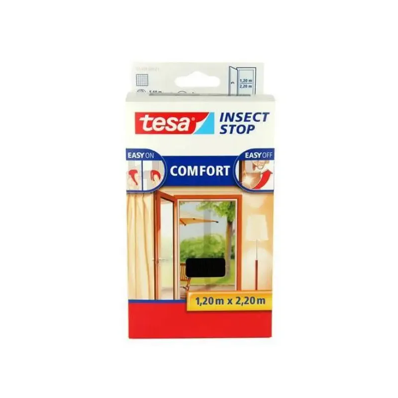 Tesa Insektnet Insect Stop Comfort   Døre Sort