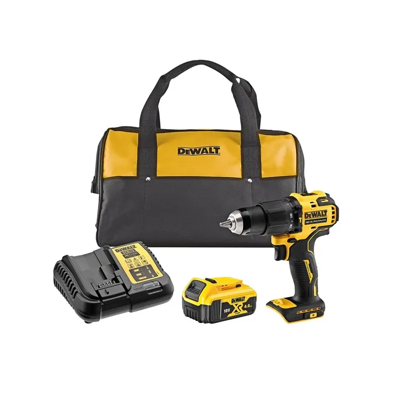 Dewalt 18v Xr Kulløs Boremaskine Soft Bag Ah Lader Dcb113 Dcd709m1-qw