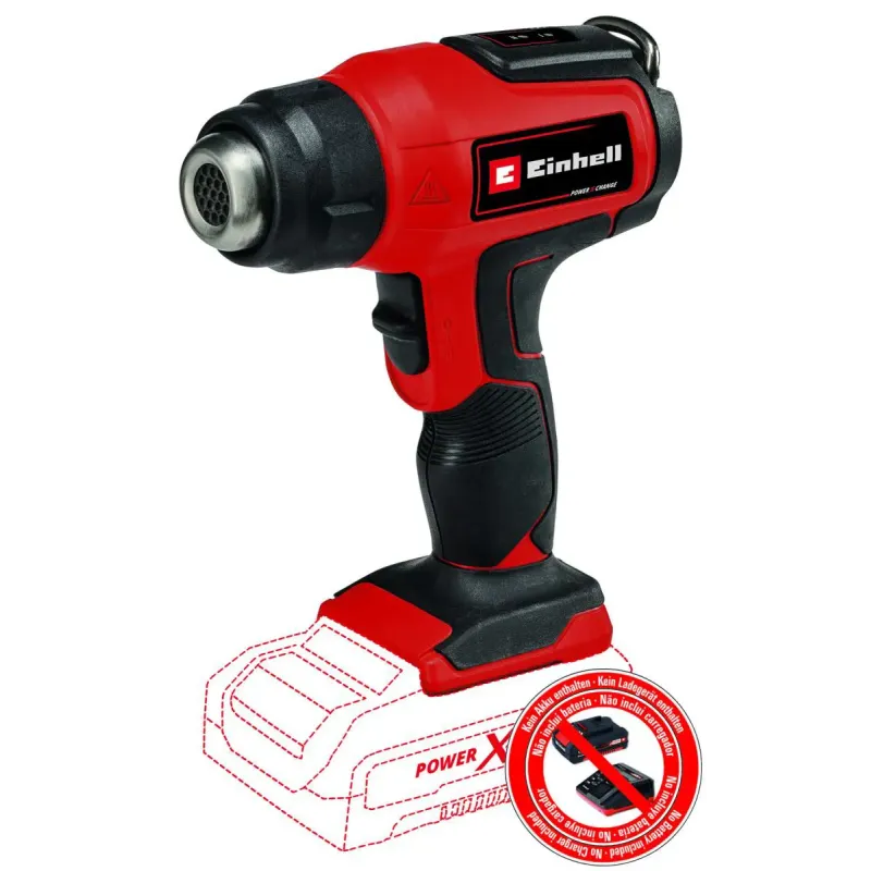 Einhell Cordless Hot Air Gun Te-ha 18 Li Solo 4520500