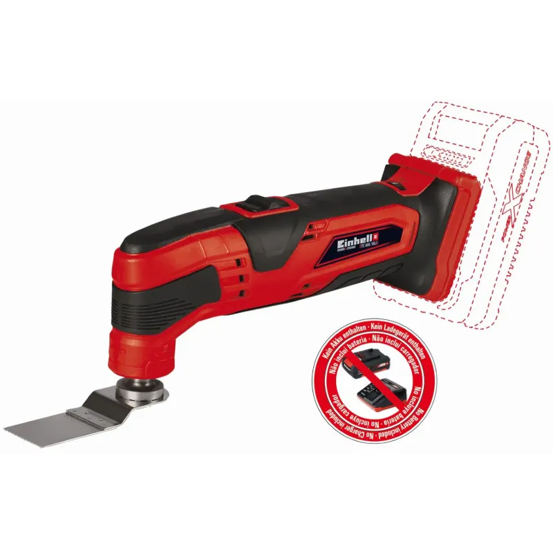 Einhell Tc-mg 18 Li Akku Multisliber 18v Batteri Og Lader