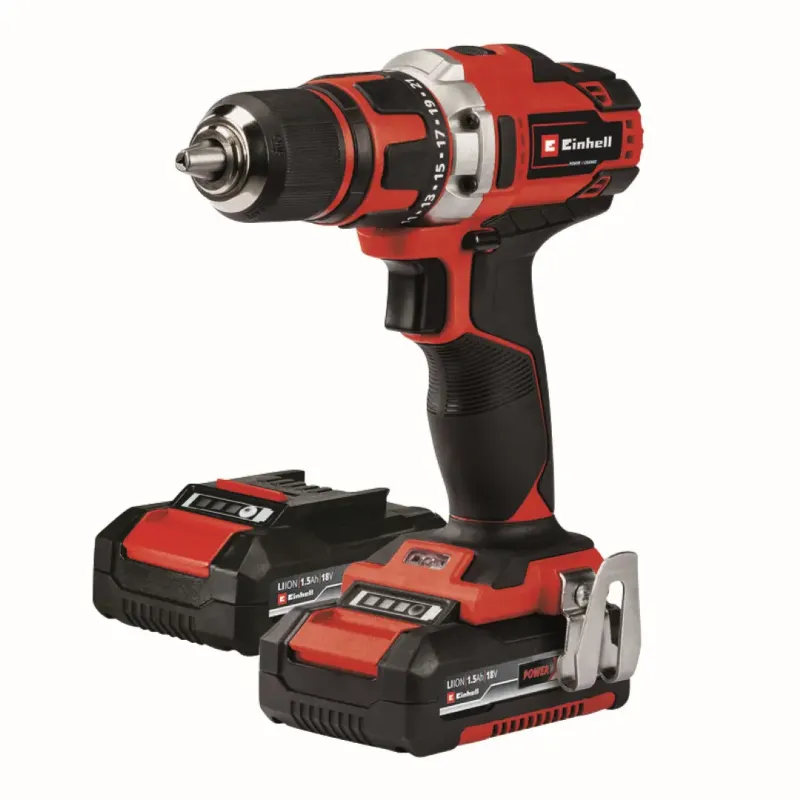 Einhell Te-cd 18 40 Akku Boremaskine 2x18v Ah Batteri Og Lader