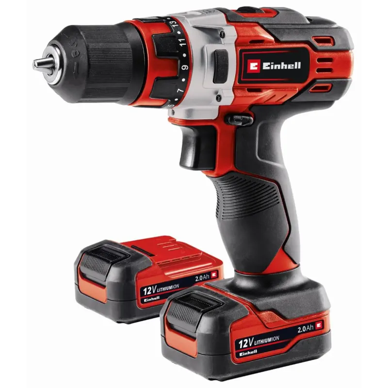 Einhell Te-cd 12 Li Akku Bore Skruemaskine 2x12v Ah Batteri Og Lader