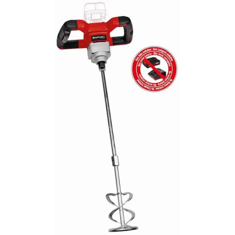 Einhell Te-mx 18 Li Akku Røreværk Mørtelpiskeris ø100 Mm 18v Batteri Og Lader