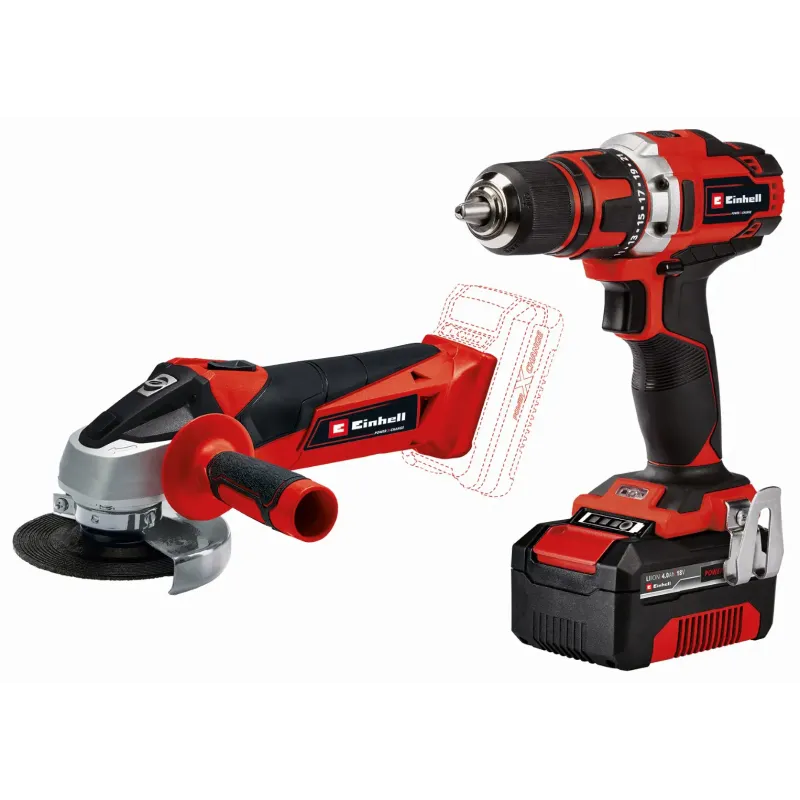 Einhell Te-tk 18 Li Kit Akku Værktøjssæt 1x18v Ah Og Lader