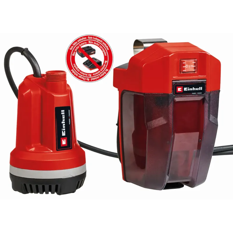 Einhell Trykpumpe Akku 3000l 20m Solo 18v- Ge-pp 18 Rb Li Solo 4170429