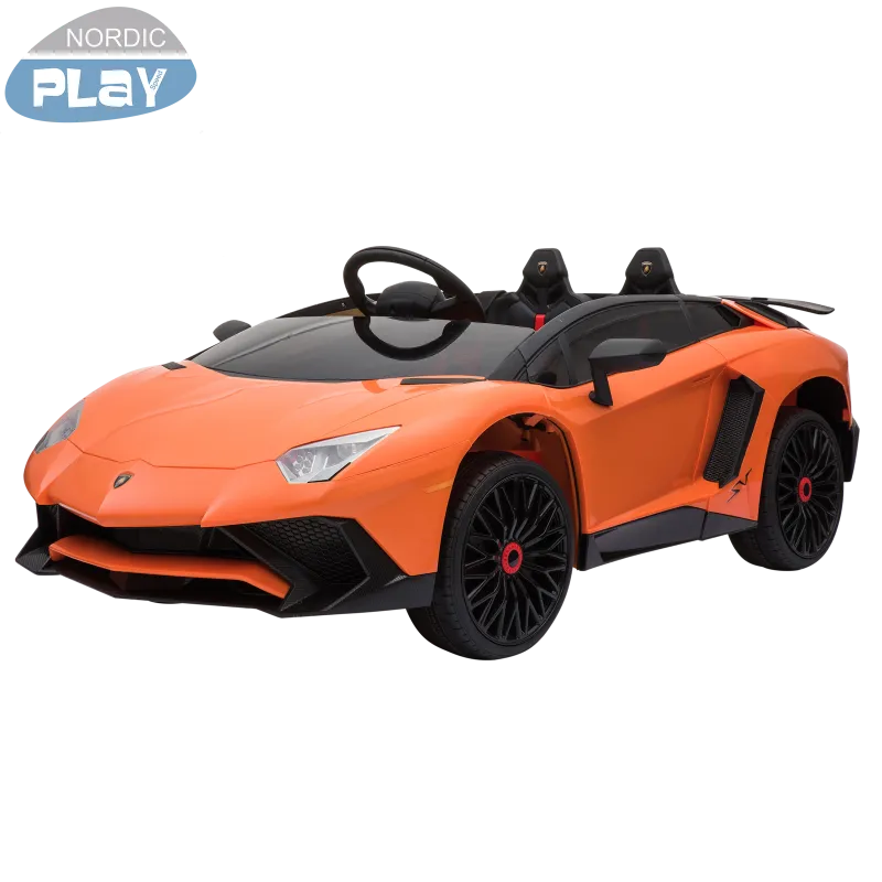 Elbil Lamborghini Aventador Nordic Play Speed 12v Orange 805-684