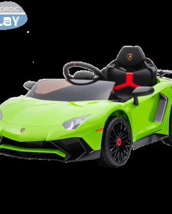 Elbil Lamborghini Aventador  12v  Limegrøn Nordic Play Speed