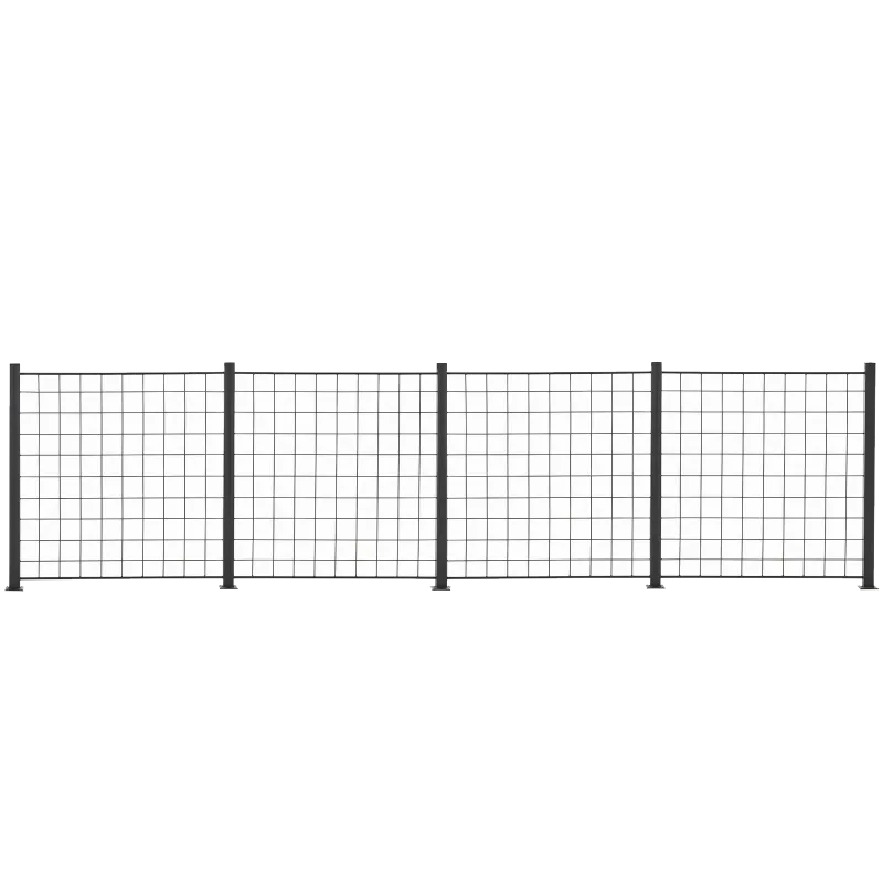 Fag Espalie Sort 100x100 Cm Inkl Alu Stolper 108 Cm 116-093