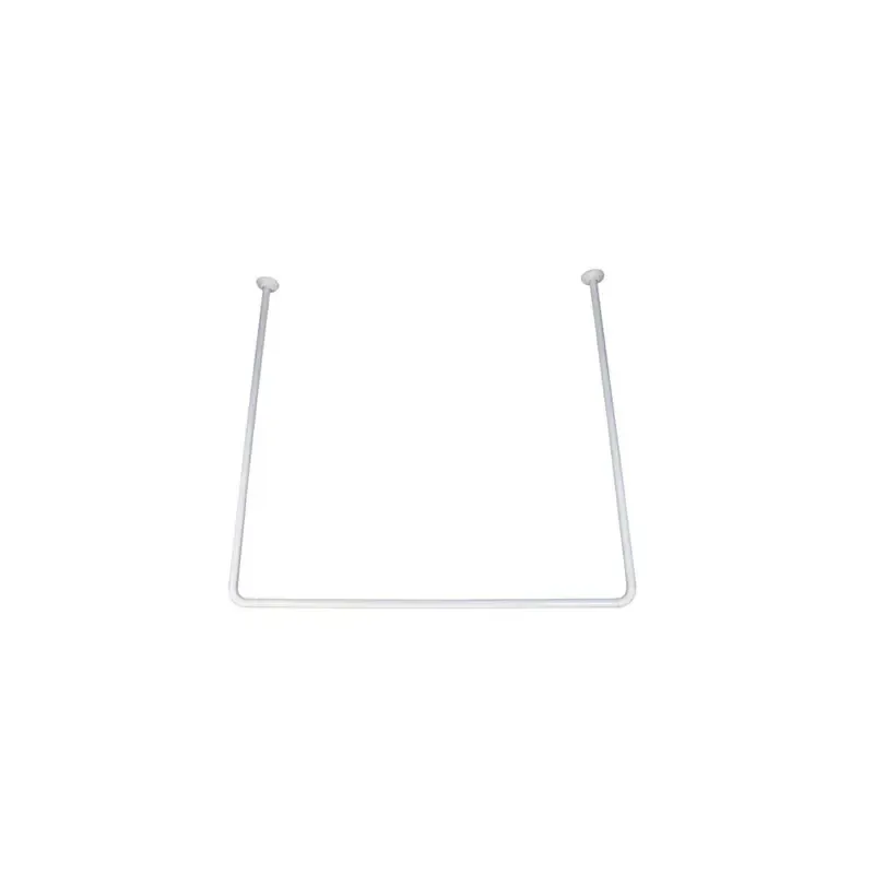 Geyser Forhængsstang Hvid 90x90x90 Cm ø22mm