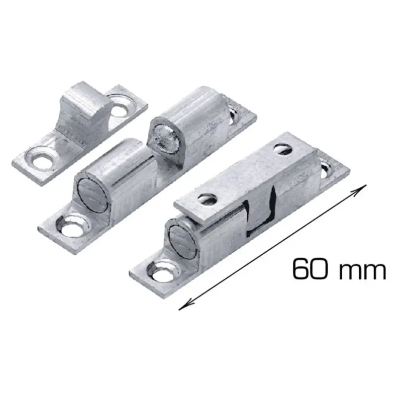 Home-it Dørholder Med Skruer 60 38 Mm Krom