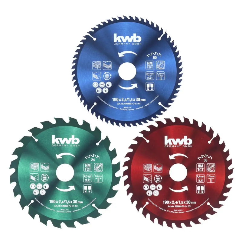 Kwb Rundsavsklinge ø190 ø30 Mm Sæt Med Dele 49586999