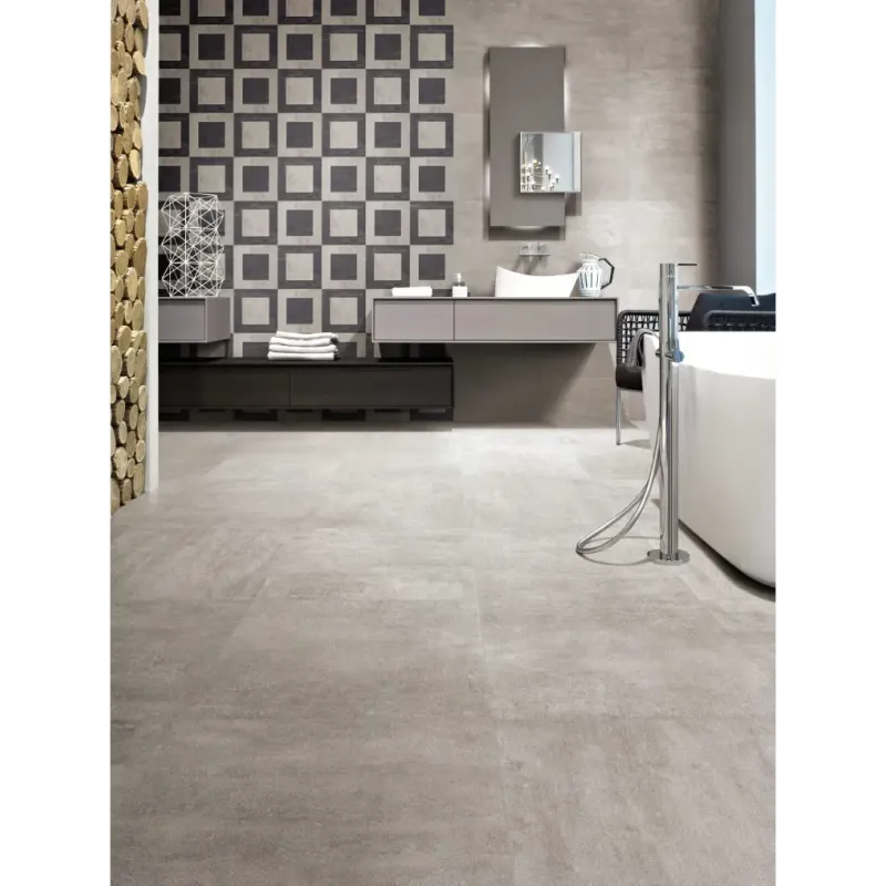 Emil Ceramica On Square Cemento Sokkelkant 5x60 Flise