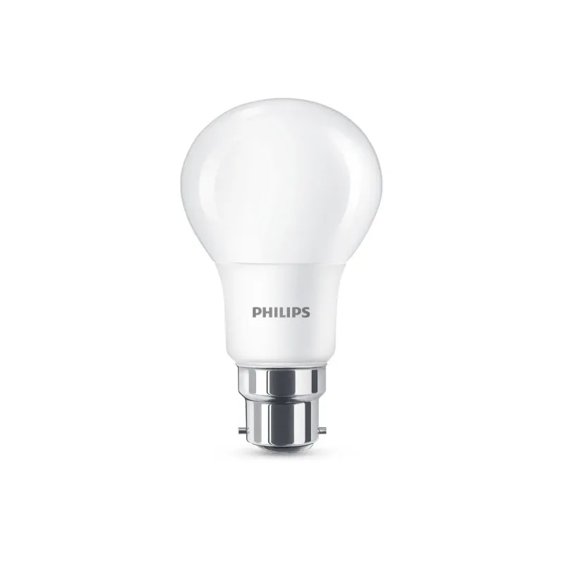 Philips Led Plast 60w Standard Varm Hvid Mat E27 Ikke Dæmpbar Stk 8718696577158