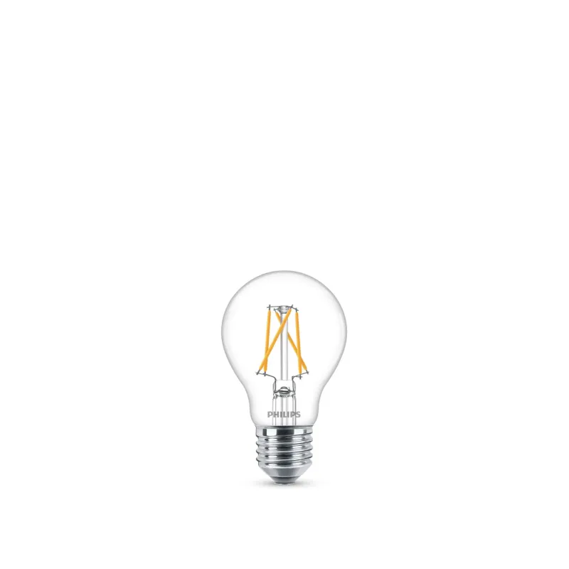 Philips Led 60w Sceneswitch Standard Filament Varm Hvid Klar Skift E27 Stk 8718696743096