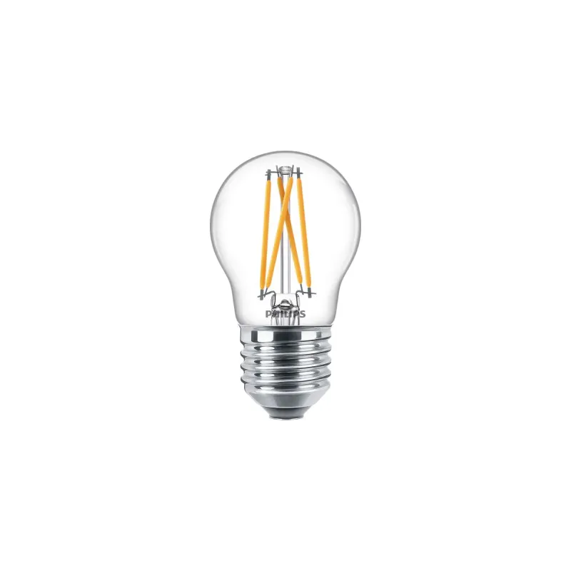 Philips Ledclassic Filament 40w Krone E27 Varm Hvid Klar Dæmpbar Stk 8718699646042
