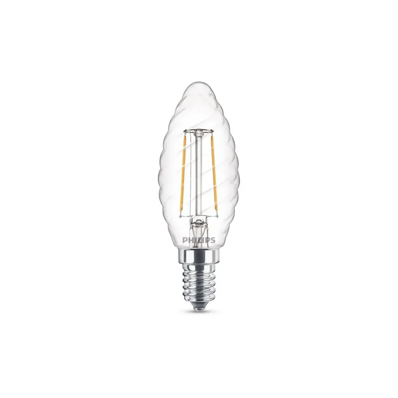 Philips Ledclassic Filament 25w Krystal E14 Varm Hvid Klar Ikke Dæmpbar Stk 8718696573891