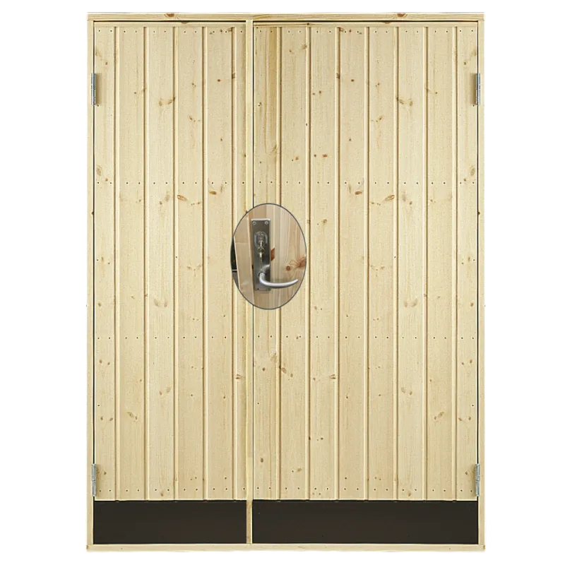 Plus Dbl Udhusdør Panel Inkl Karm Montagesæt Hu 127 187 Cm 393490-