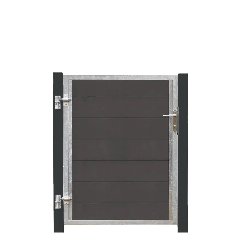 Plus Futura Kompositlåge Vi 99ã 127 Cm Cm 16 Cm Gråsorte Stålstolper 17561-21