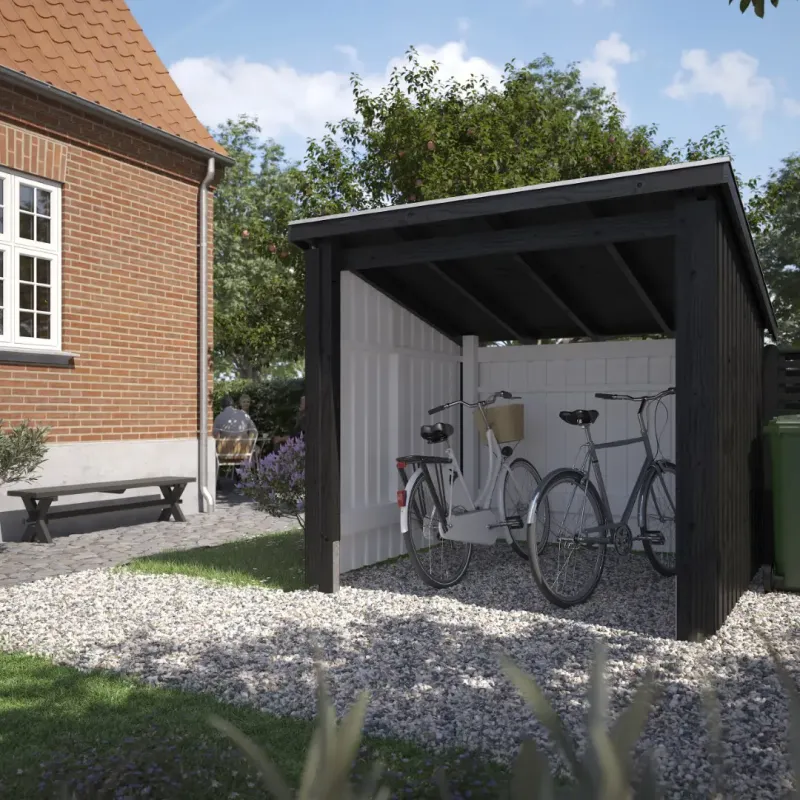 Plus Nordic Cykelskur Mâ Modul åben 16856-