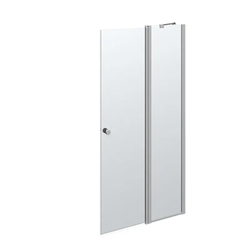 Scanbad Brusedør 97-99 Cm Satin Klar200cm