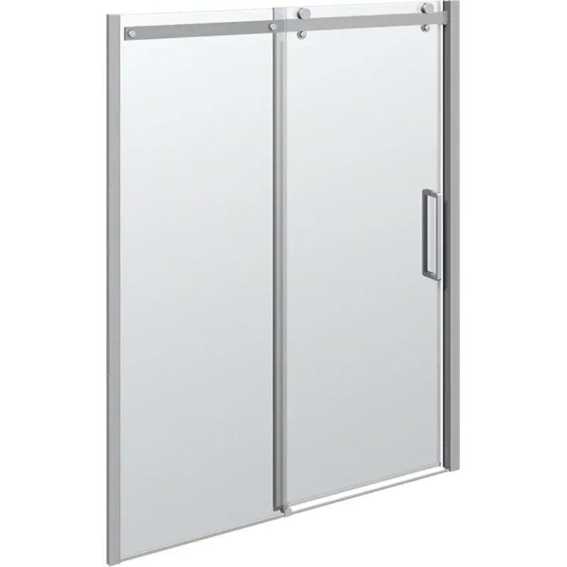 Scanbad Skydedør Sæt 1600 Mm Deluxe Krom Klar