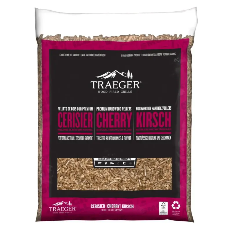 Traeger Kirsebær Træpiller Kg Fsc Pel347