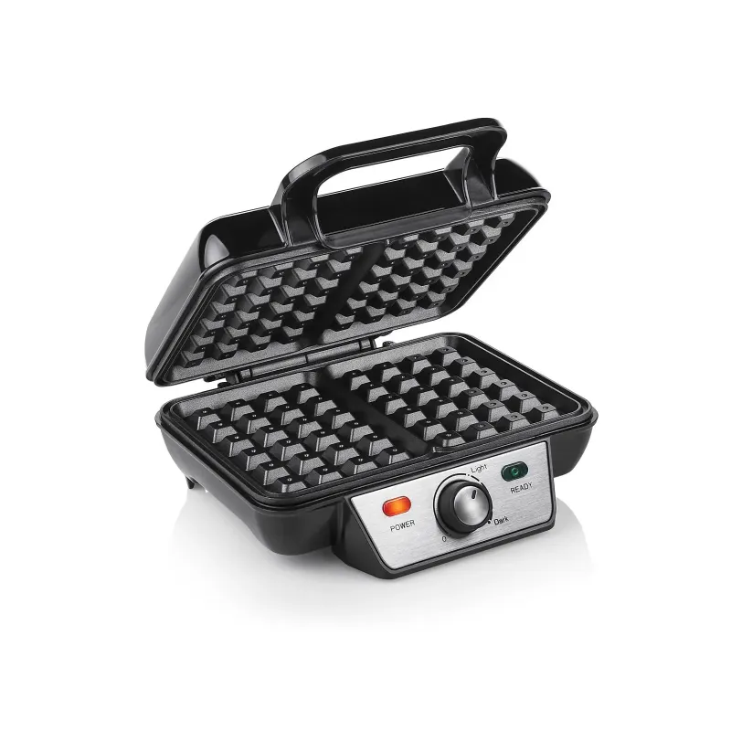 Tristar Wf-2195 Vaffeljern Vaffel Vafler Sort Rustfrit Stål 1000
