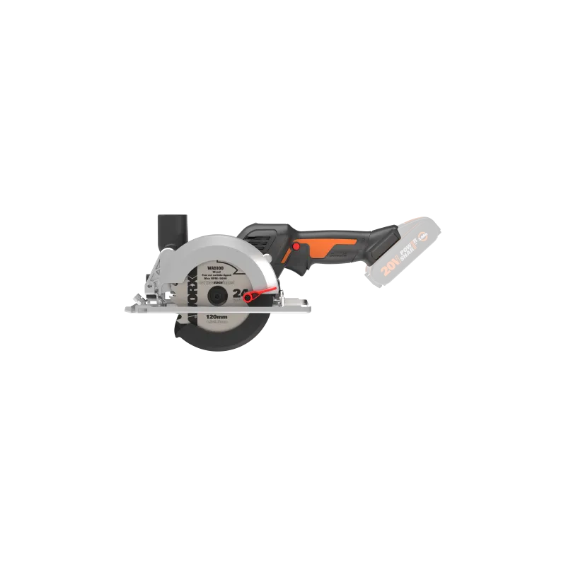 Worx 20v Rundsav 120mm Kulfri Solo