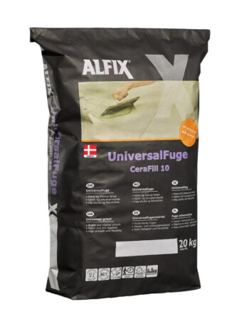 Alfix Cerafill 10 Colour Universalfuge Grå 20kg