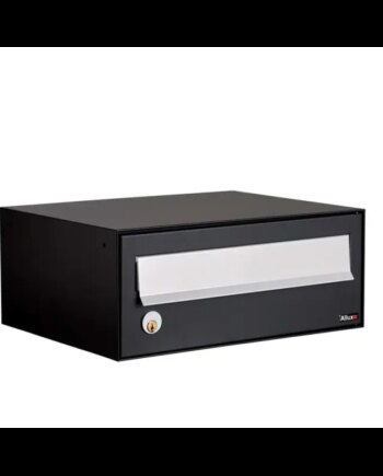 Allux Lc4 Uden Lås   Modul Sort    Grå Klap Systempostkasse F47760-1s