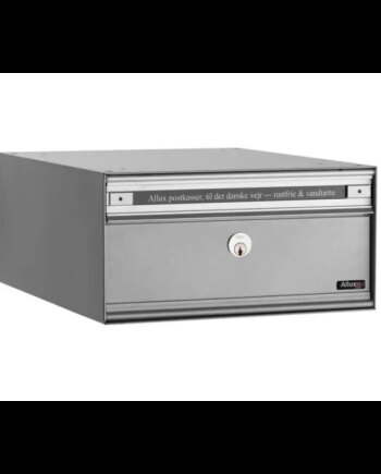 Allux Pc1 Uden Lås   Modul Alugrå    Stållåge Systempostkasse F47805-4g