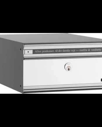 Allux Pc1 Uden Lås   Modul Gennemgående Alu Grå Systempostkasse F47815-