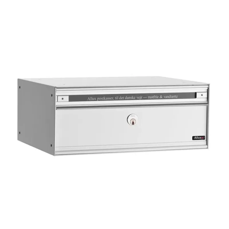 Allux Pc2 Uden Lås   Modul Hvid    Stållåge Systempostkasse F47855-5h