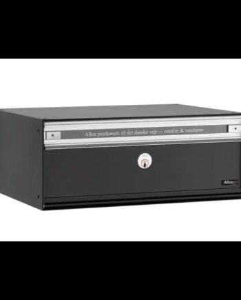 Allux Pc2 Uden Lås   Modul Sort   Stållåge Systempostkasse F47855-6s