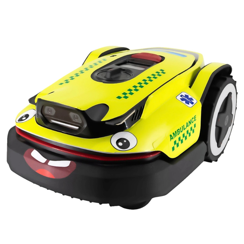 Ambulance Skinds Folie Til Roborock Rockneo Rockmow