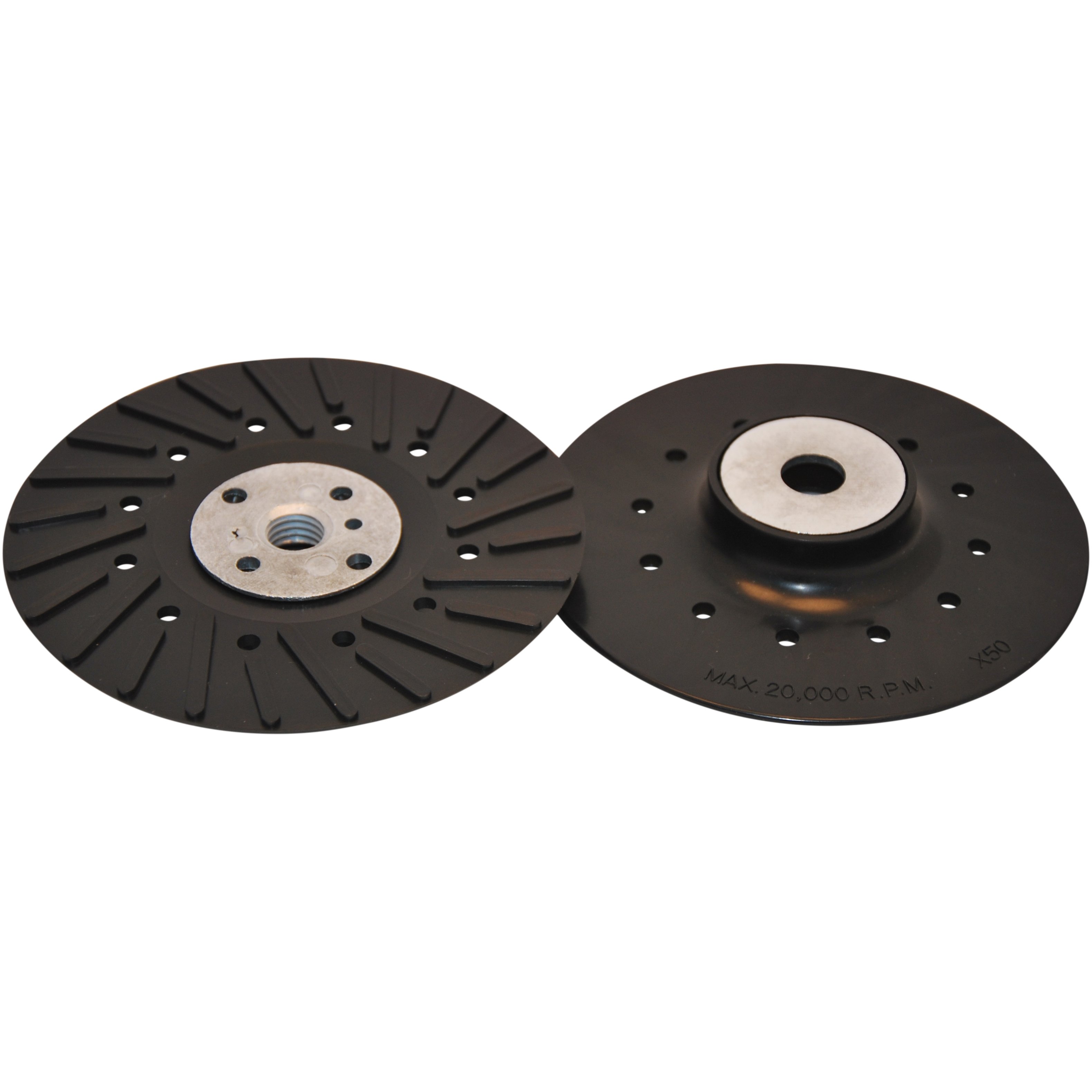 ø125mm Bagskive Til Fiberskiver