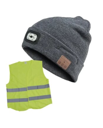 Blue Electric Led Beanie Med Bluetooth-headset 2215308