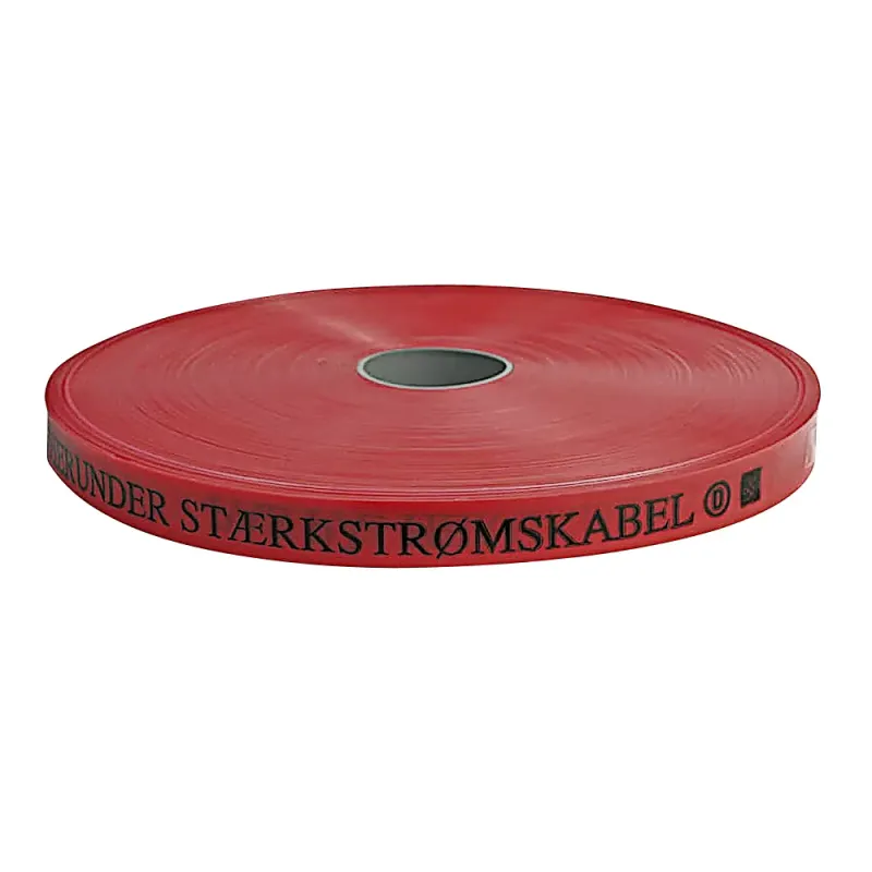 Blue Electric Markeringsbånd 25x0 3mm 250m Rød Stærkstrøm 9510012