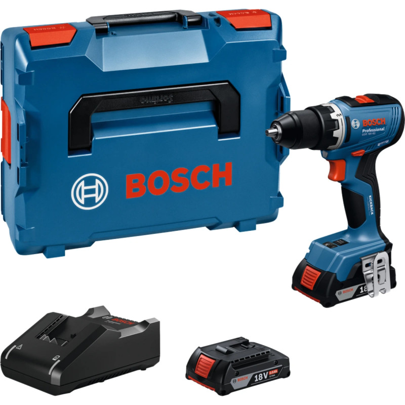 Bosch Akkubore- Skruemaskine Gsr 18v-65 2x5ah -boxx-7443431 06019n3203
