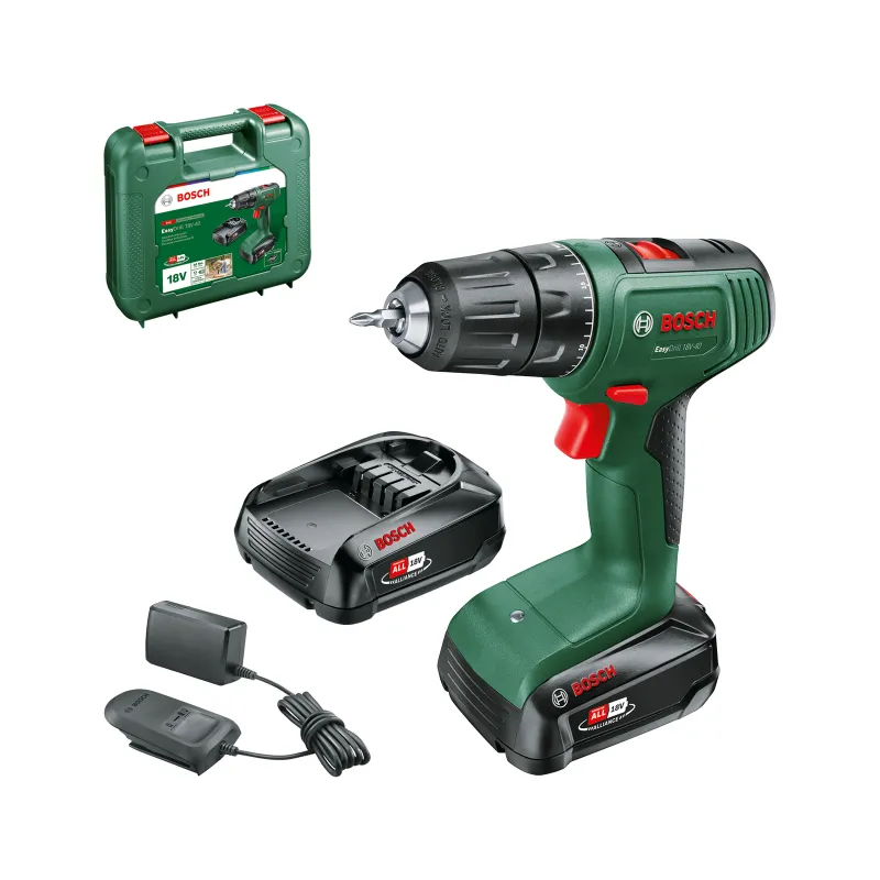 Bosch Akkuskruemaskine Easy 18v 2x1 5ah 06039d8002