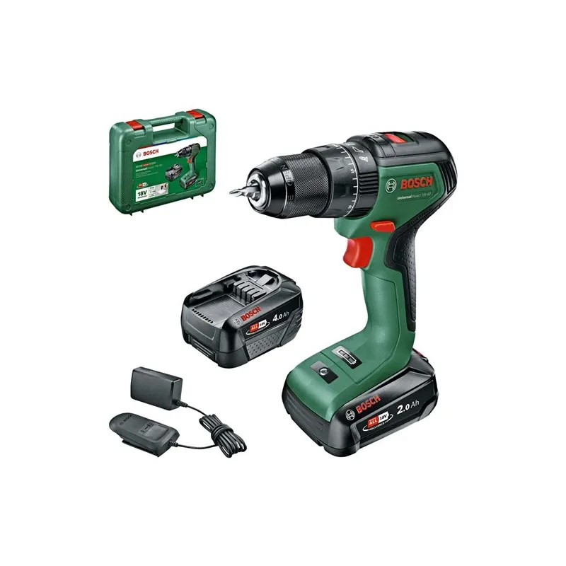 Bosch Akkuslagboremaskine Univ 18v-60 4ah Slagboremaskine 06039d7105