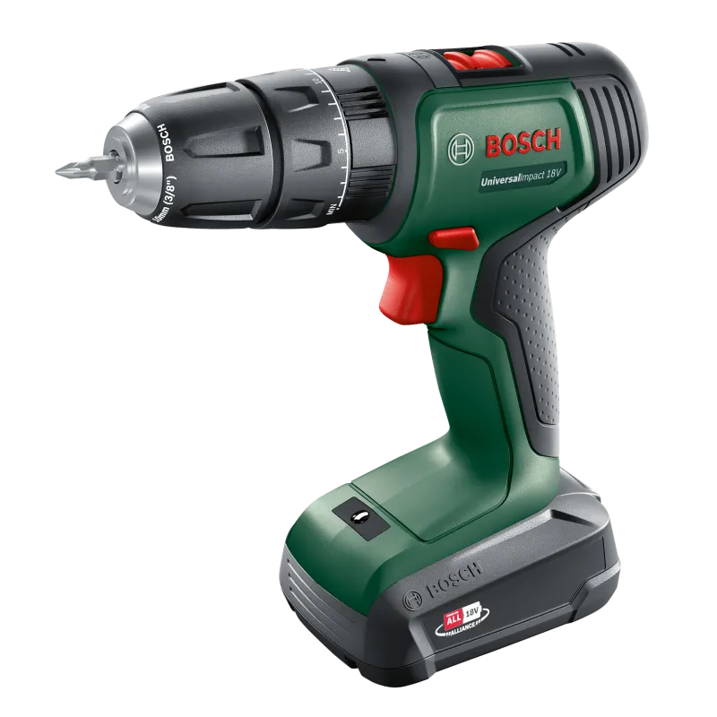 Bosch Akkuslagboremaskine 18v 2x1 5ah  -210ac 06039d4107