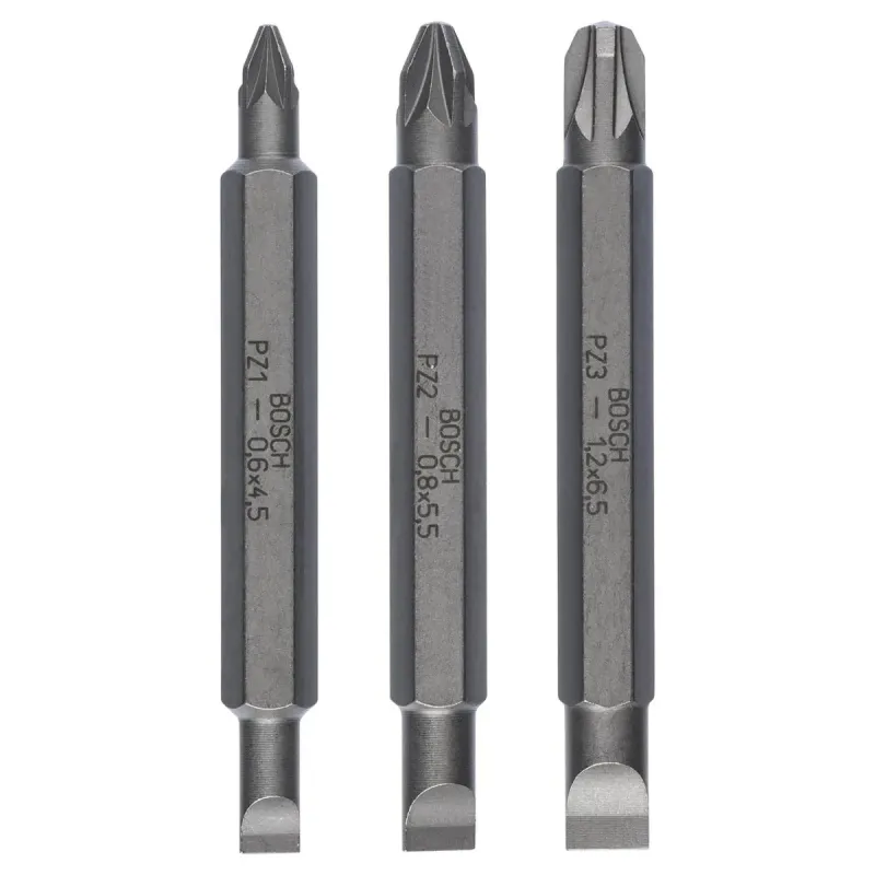 Bosch Bits Dobbel Lige Pz  :60mm   Stk 2607001747